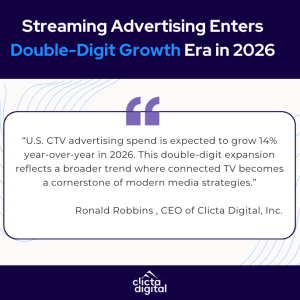 Connected TV advertising growth